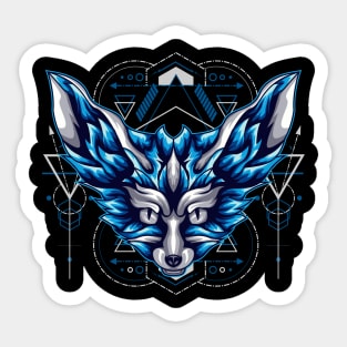 fox angry Sticker